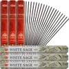 White Sage & Frankincense Incense Sticks & Holder Bundle Variety