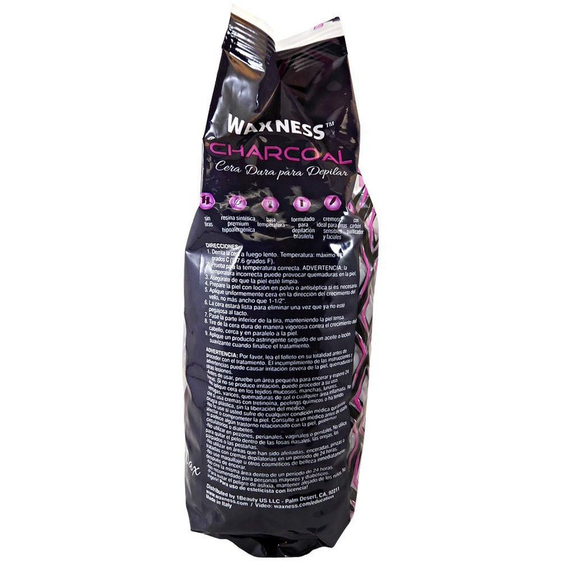 Waxness Charcoal Hard Wax Beads 2.2 lb (1 kg) –