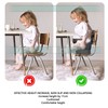 Toddler Booster Seat Portable Foldable Polyester Fibre Increasing Booster Cushion