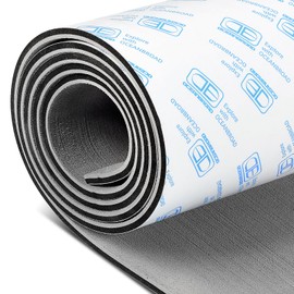 OCEANBROAD Brushed Boat Flooring 96''x16'' Self-Adhesive EVA Foam Sheet Non-Slip Traction Pad for Boats Surfboard SUP Paddle Board Kayak Yacht, Gray