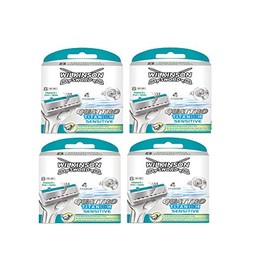 Wilkinson Sword Quattro Titanium Sensitive Blades, Pack of 32