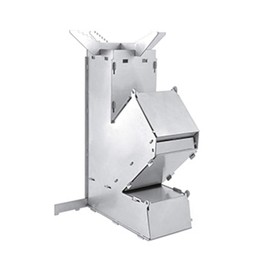 FUNFANG Wood Stove Stainless Steel Locket Stove for Camping Hiking Cooking Outdoor