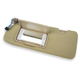 Right Passenger Side Sun Visor with Mirror Light Compatible with Honda CRV 2017-2022, Interior Sunvisor Replace# 83230-TLA-A61ZA