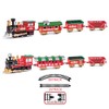Christmas Train Set for Children Electric Train with Music and