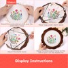 XEmbro 8 Inch Wood Embroidery Hoop Frame Set, Embroidery Frame