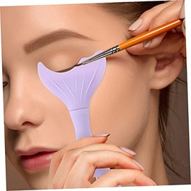 Balacoo 9piezas Protector De Rímel Para Pestañas De Aplicadores De Morado Herramienta Cosmética Para Maquillaje De Ojos Evita Manchas y Caídas