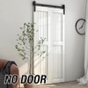 AONAYIOA 42"/3.5FT Bi-Folding Sliding Barn Door Hardware Kit for 2