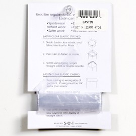 Sei Lastin Clear Elastic Tape 1/2" 4yd