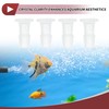 HEROFFIX 4 Pcs Aquarium Plastic Hose Barb Fitting 1/8" Barb