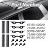 Roof Rack Removal Delete Kits Clip/Roof Rack Removal Molding &