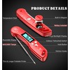 Meat Thermometers, DOQAUS Instant Read Food Thermometers for Cooking, Digital