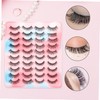 FOMIYES 40pairs Faux Lashes Lightweight Comfortable and Flexible Strip Eyelashes
