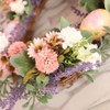 Bunny Egg Easter Wreath Simulation Lavender Wreath Decoration for Door
