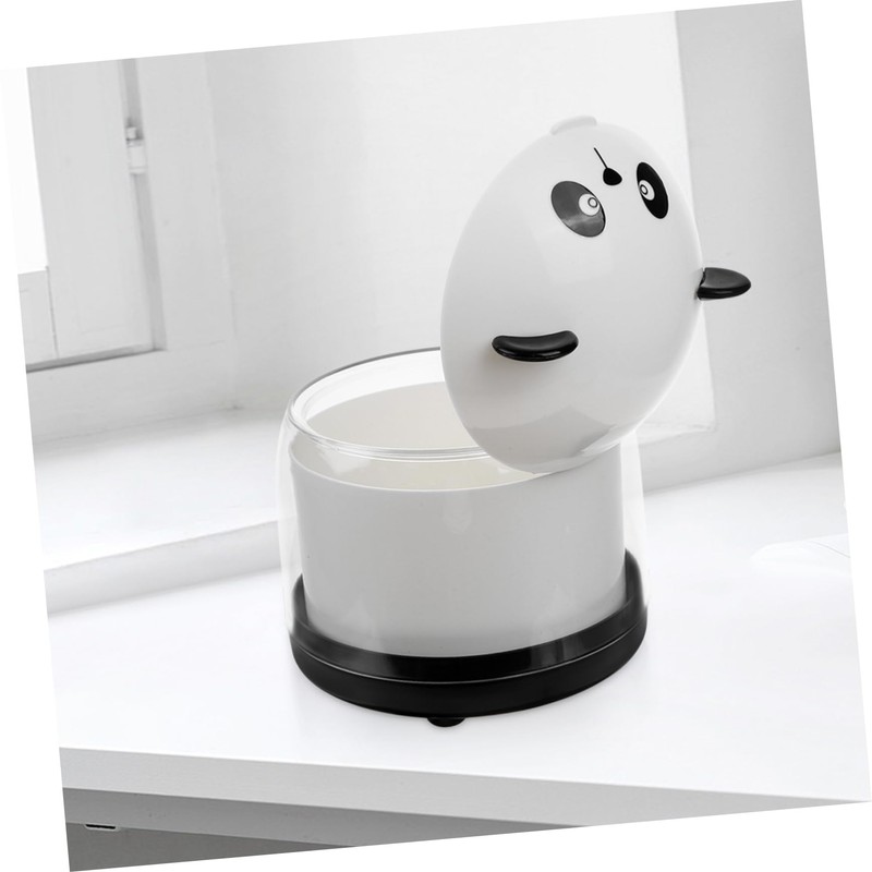 iplusmile Mini Panda Wastebasket Desktop Trash Can for Office and
