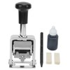 Number Stamp Zinc Alloy Shell Automatic Jump Number Self Inking