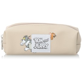 Marimocraft tomjerry0016 Pencil Case, Stationery, Cosmetic Pouch, Synthetic Leather, Large Capacity, Large Capacity, Single Zipper, For School or Work, Women's, Men's, Adults, Students, Children,