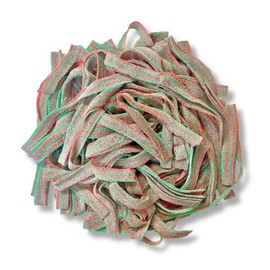 Sour Power Premium Candy Belts, Strawberry/Apple, 6.6 lb