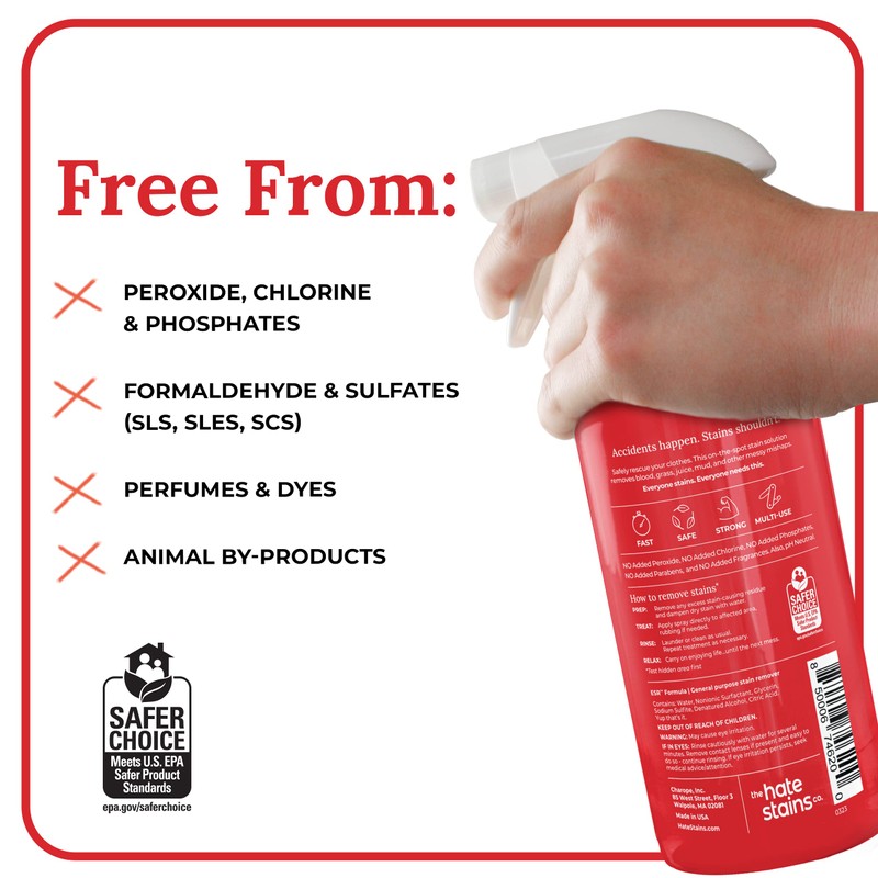 Emergency Stain Rescue Stain Remover Spray - Fast-Acting Spray for
