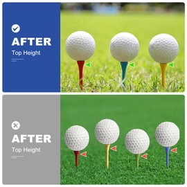 Risipu Golf Tee Height Tool – Portable Golf Tee Tool with Clear Markings (1-5) for Precise Golf Tees Adjustment, Golf Training Aids for Consistent Swings, Ideal for All Golfers and Golf Mat Use