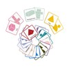 Magnetic 3D Shapes & Nets Flash Cards 3"x3", Geometry Math