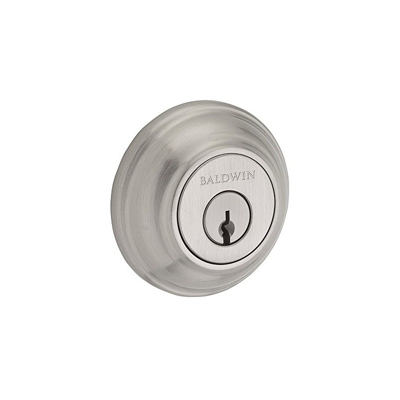 Baldwin Reserve 9BR3850-006 Traditional Round Low Profile Double Cylinder Deadbolt,