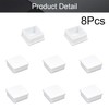 MroMax 8PCS 1.5" x 1.5" (LxW) Plastic Tubing Plug Square