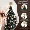 Christmas Star Tree Topper, USB Powered Remote Controlled 11 Inch