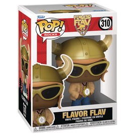 POP Rocks: Flavor Flav Funko Vinyl Figure (Bundled with Compatible Box Protector Case), Multicolored, 3.75 inches