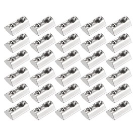 Laroal 30 Pcs M6 T Slot Nuts Roll in Spring T-nut with Ball Carbon Steel for 4040 Series Aluminum Extrusion Profile Rail with 8mm Slot
