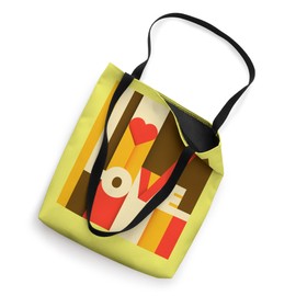 Love Geometric Print, Couple's Love design Tote Bag
