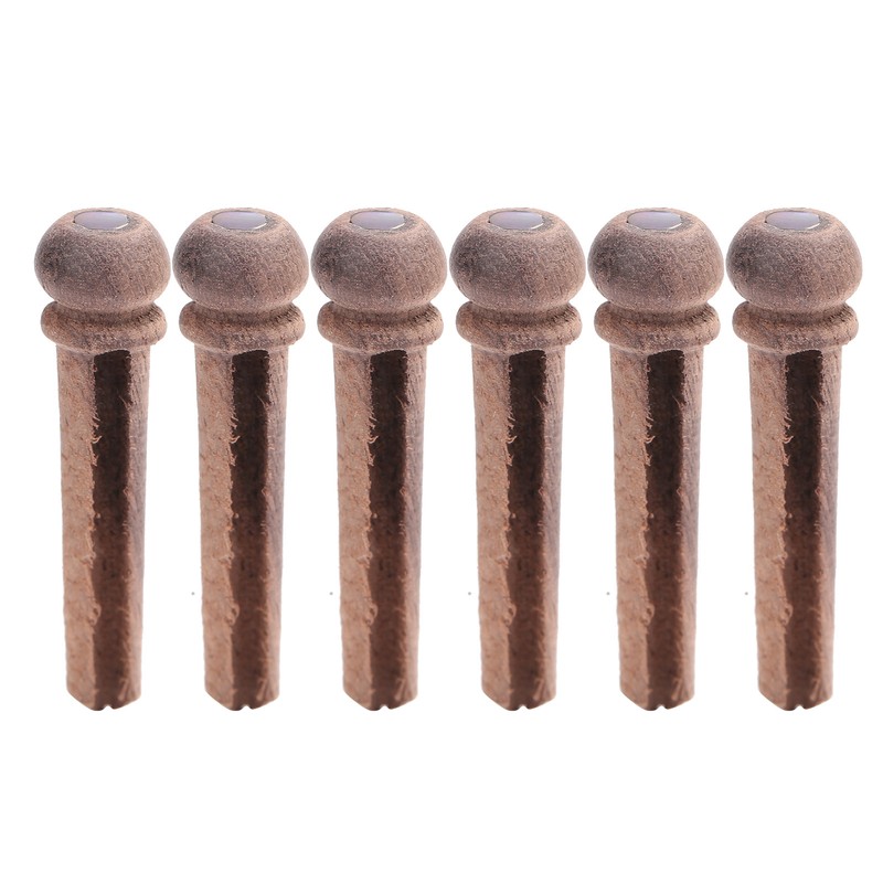 Guitar Bridge Pins Rosewood for Gibson/ Martin/Yamaha Acoustic Folk Guitars