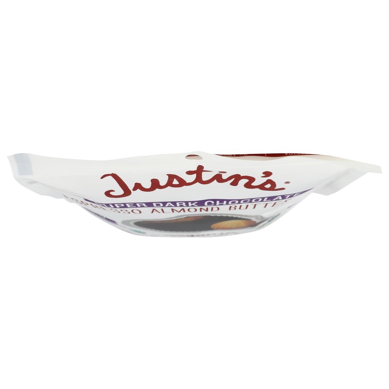 JUSTINS Organic Super Dark Chocolate Espresso Almond Butter Cups, 4.2