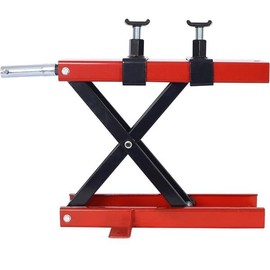 Universal Motorcycle Lift 1100 LB Capacity Wide Deck Motorcycle Center Scissor Lift Jack Hoist Stand for Street Bikes Cruisers Touring Motorcycles ATVs