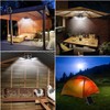 Aqonsie Solar Shed Light Indoor Outdoor, 176LED Solar Powered Pendant