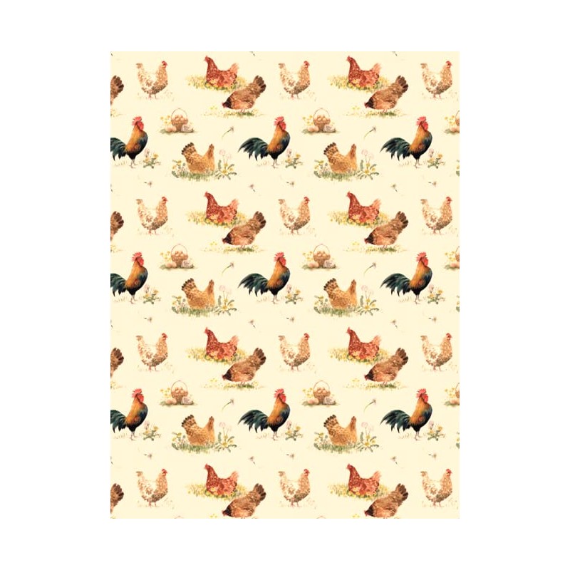 Pecking Order Set Of 2 Cotton Tea Towels 74 X