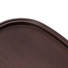 Wood Serving Tray Sturdy Bamboo Simple Elegant Triangular Multifunction Wooden