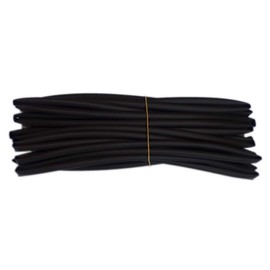 Heat Shrink Tube, 0.24 inch (6 mm), Inner Diameter 0.2 inch (6 mm), Clean Without Printing ☆ Shrink Tube, Insulation Tube, Waterproof, High Flame Retardant, Shrink Tubing (6 m, Black Color)