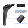 sourcing map 4pcs Clamping Lever Handles, M8 x 15mm Black