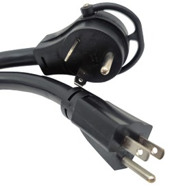 Parkworld 885545 Combiner, RV Splitter V Adapter Cord 5-15P & TT-30P Male to 14-50R Female