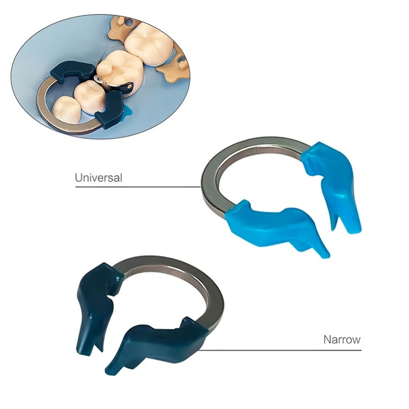 Dental Matrix Ring Set, Dental Sectional Contoured Matrix Bands Nickel