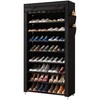 Laiensia 9-Tier Vertical Shoe Rack Organizer, Space Saving Shoe Storage