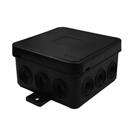 Junction Box Wet Room Junction Box IP54 (75 x 75 x 41, Black)