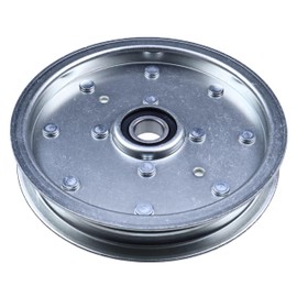 DVPARTS Deck Flat Idler Pulley AUC10172 15959 Compatible with John Deere Z335E Z525 Z535M Z535R Z540 Z525E Z540M Z540R