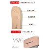 NIJISoRa156 革靴 インソール メンズ ヌメ革 中敷き 本革 インソール 革靴 インソール