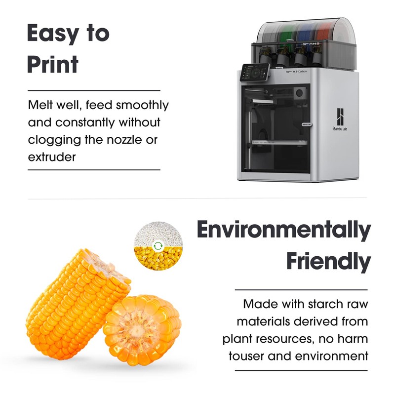 eSUN PLA+ Filament 1.75mm, 3D Printer Filament PLA Plus, Dimensional