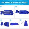 Foldable Backpack,Waterproof Folding Packable Backpack - Breathable Bag with Padded