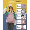 Mochila De Gran Capacidad Moda Impermeable Mochila Escolar Viaje Bolsa