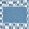Penguin Home Apron,Chef Quality, Thokka Print,Colour - White & Blue,Plain