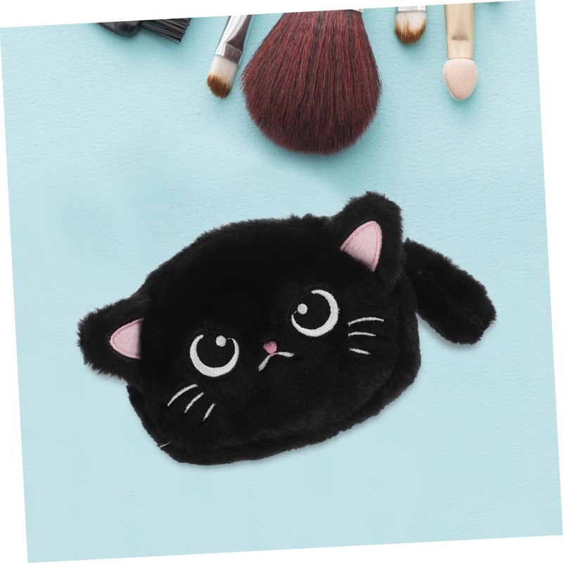 SAFIGLE Plush Makeup Bag for Ample Storage Zipper Wallet with