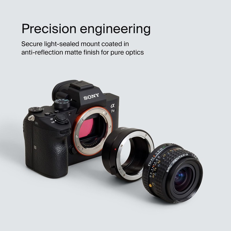 Urth Lens Adapter: Compatible with Pentax K Lens and Sony